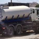 Aplicación control de polvo con GeoCompact Anti polvo para caminos de tierra